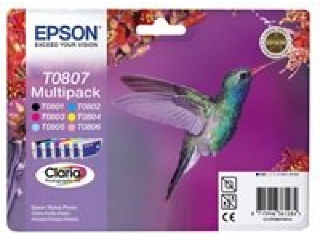 EPSON cartrige T0807 Pack
