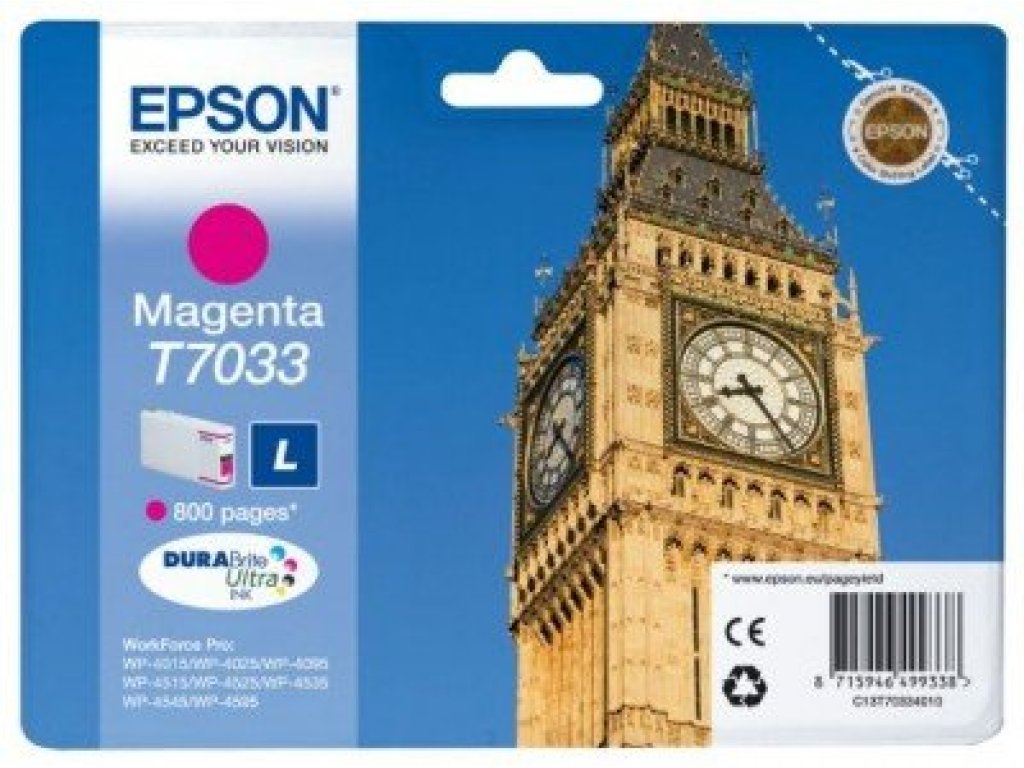 EPSON cartrige T7033 magenta