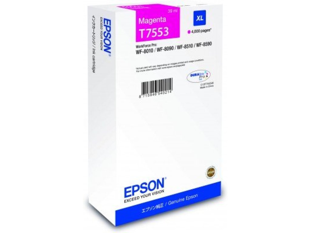 Epson inkoustová náplň (C13T755340) Červená