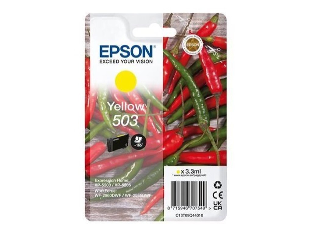 EPSON Singlepack Yellow 503 Ink (C13T09Q44020)