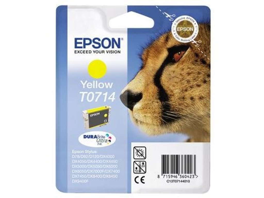 EPSON T0714 žlutá