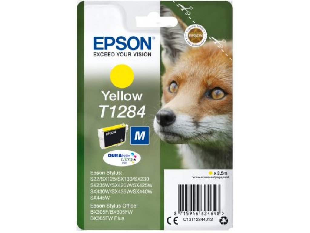 EPSON T1284 žlutá (C13T12844012)