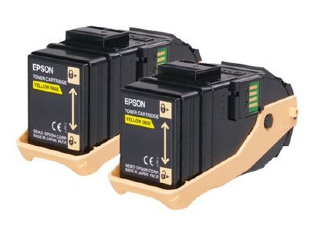 EPSON Yellow Double Pack  toner AL-C9300N