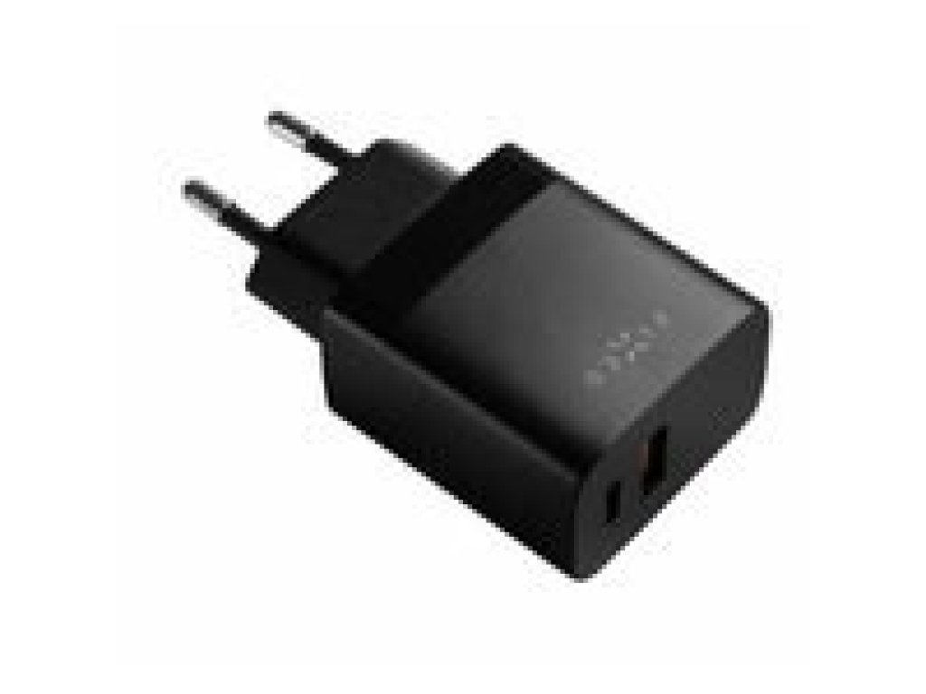 FIXED Síťová nabíječka 20W s USB-C  USB výstupem černá (FIXC20N-CU-BK)