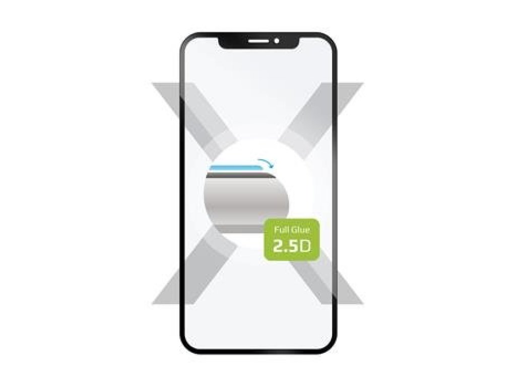 FIXED sklo Xiaomi Redmi Note 10/Note 10S, plné lepení (FIXGFA-618-BK)