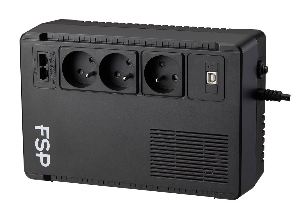 FORTRON UPS FSP ECO 800 FR, 800 VA / 480 W, USB, RJ45, line interactive (PPF4802200)