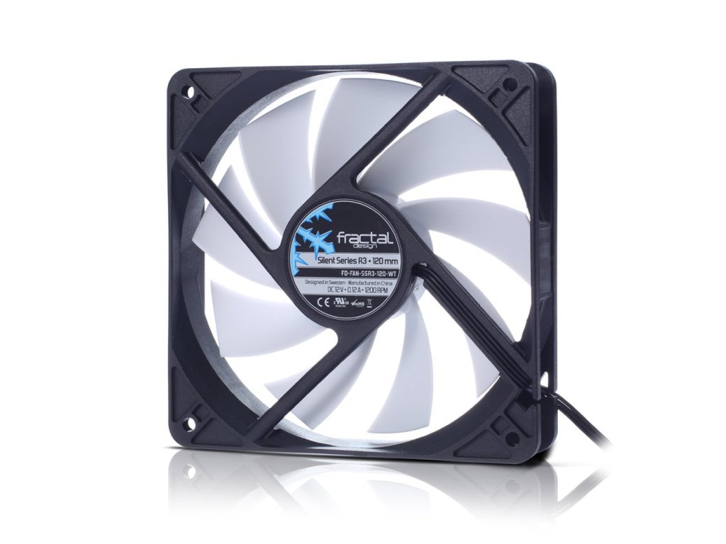 FRACTAL DESIGN ventilátor 120mm R3 Silent Series