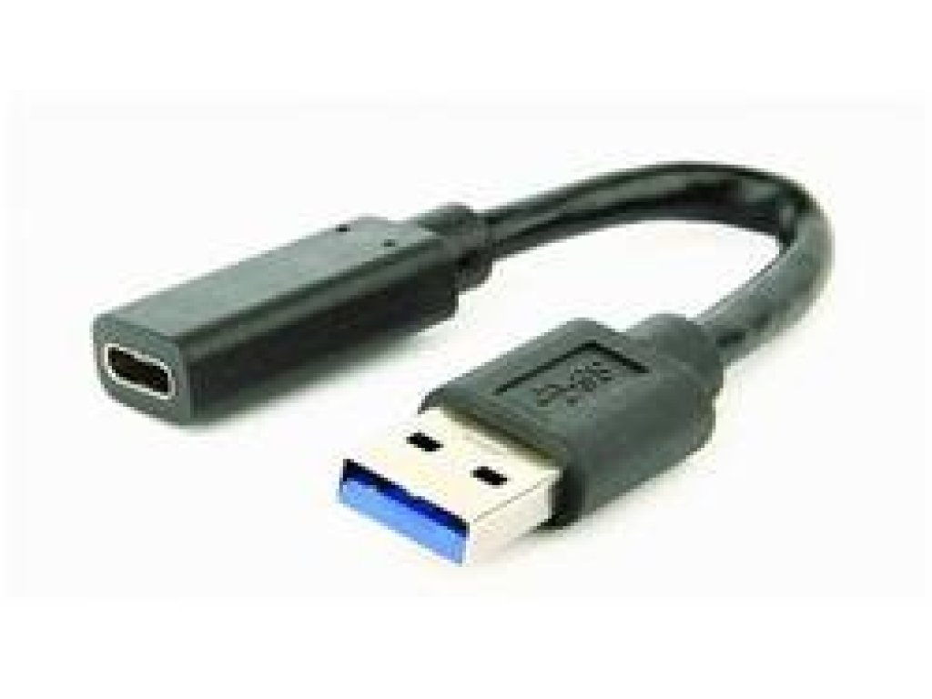 GEMBIRD A-USB3-AMCF-01 USB 3.1 AM to Type-C female adapter cable 10 cm black