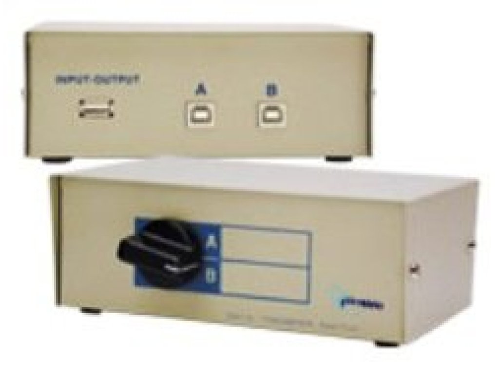 GEMBIRD datový přepínač USB 2.0, 2:1 manuální (DSU-21)