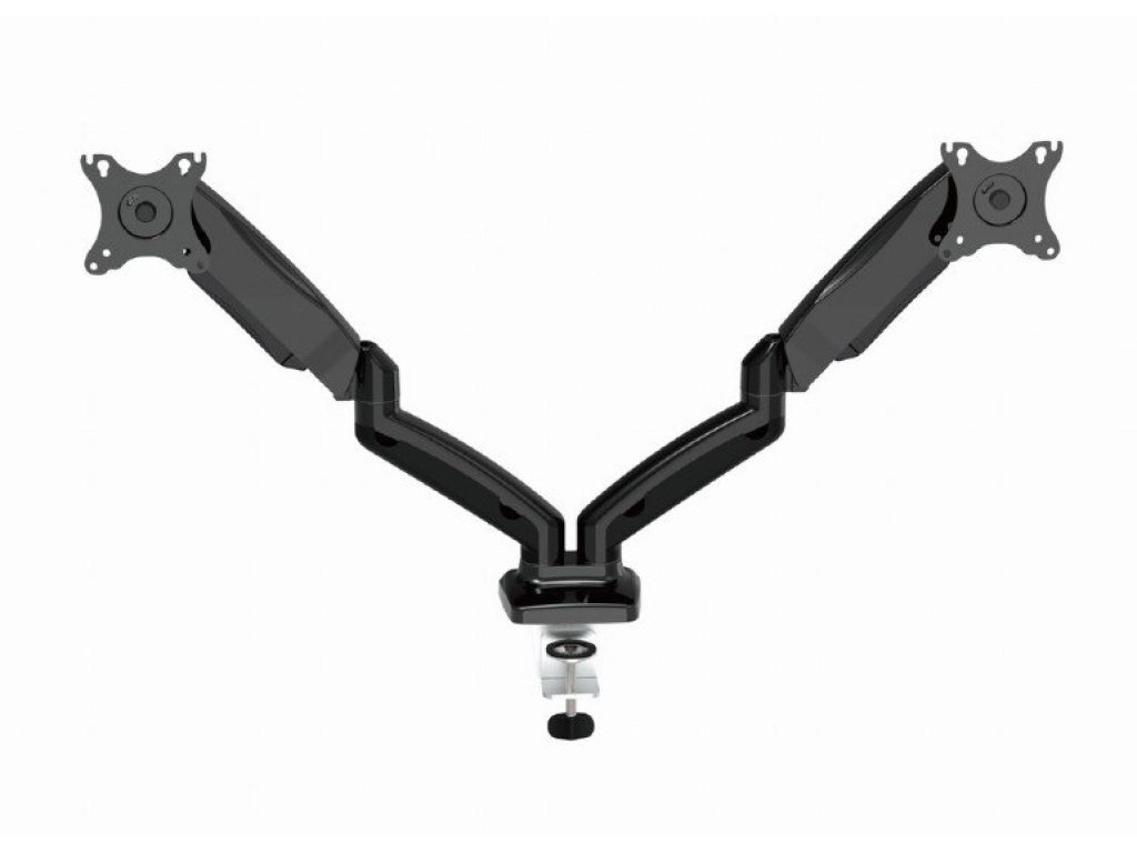 GEMBIRD dvojitý držák na monitor plyn 13-27", 7kg (MA-DA2-01)