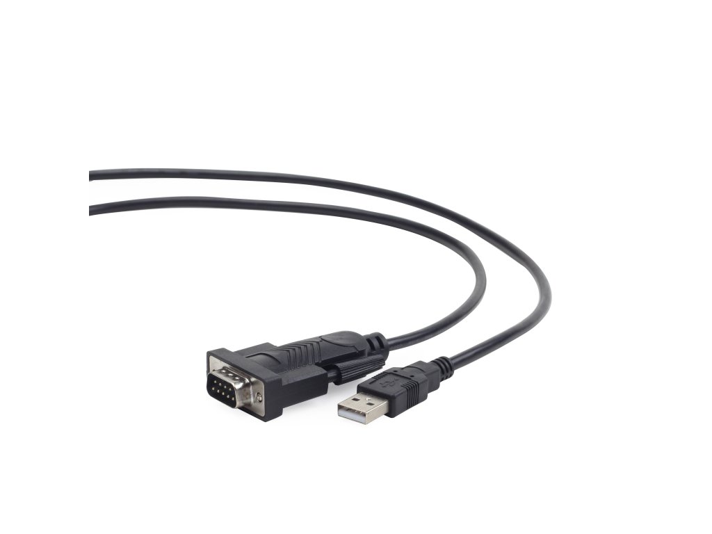 GEMBIRD kabel adapter USB-serial 1,5m 9 pin (com) černý (UAS-DB9M-02)