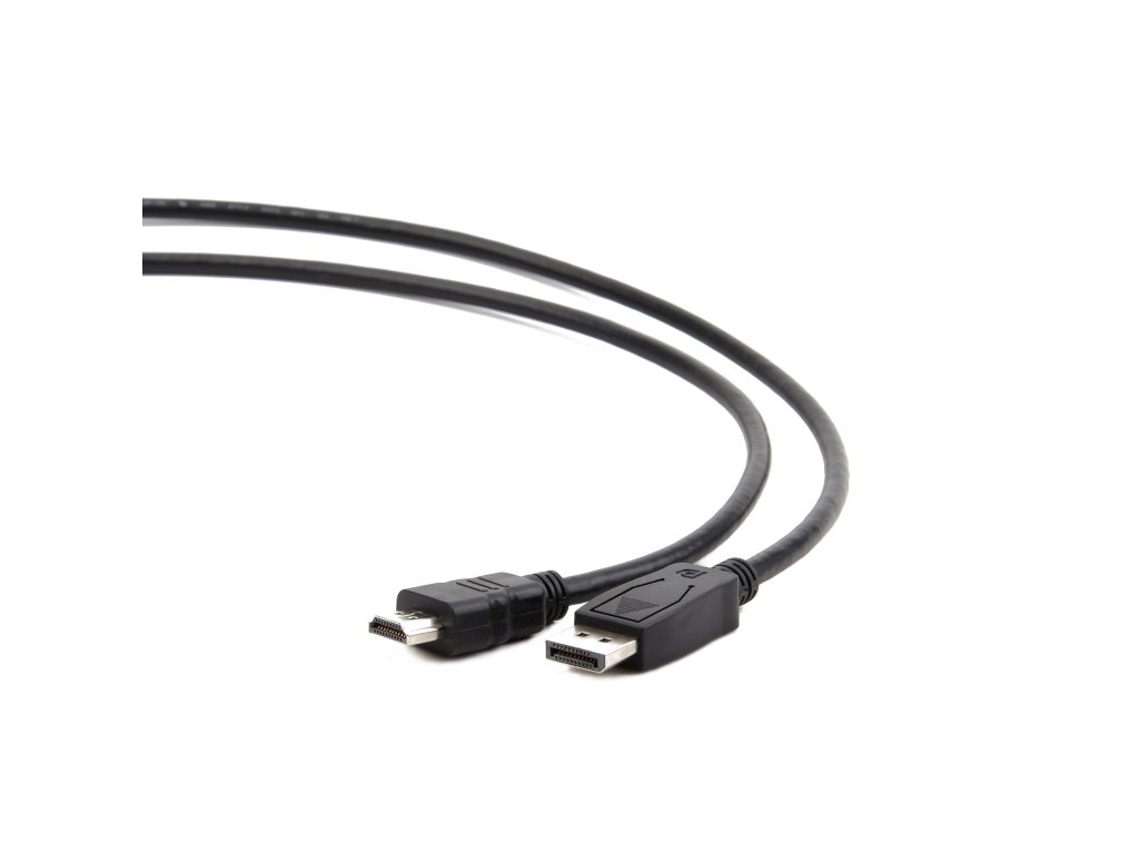GEMBIRD kabel DisplayPort-HDMI, M/M, propojovací, 1,8m, černý (CC-DP-HDMI-6)