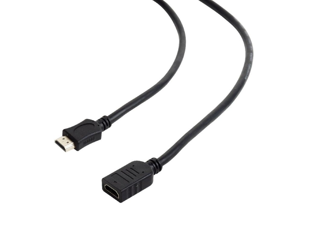 GEMBIRD kabel HDMI-HDMI, M/F, prodlužovací, 3m, černý, v1.4 (CC-HDMI4X-10)
