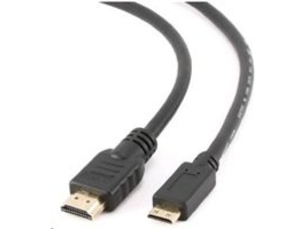 GEMBIRD kabel HDMI-HDMI mini, M/M, propojovací, 2m, černý, v1.4 (CC-HDMI4C-6)