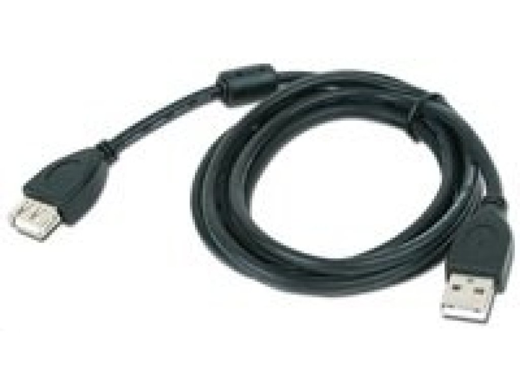 Gembird kabel USB 2.0 (AM - AF), prodlužovací, prémiový, 1.8 m, cerný (CCF-USB2-AMAF-6)