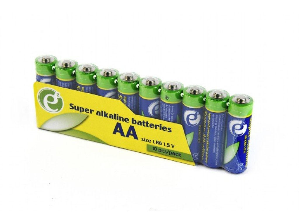 GEMBIRD super alkalická baterie AA 10ks (EG-BA-AASA-01)