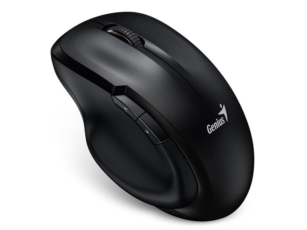 Genius 8200S - Ergonomická/Optická/Pro praváky/1 200 DPI/Bezdrátová USB/Černá (31030029400)