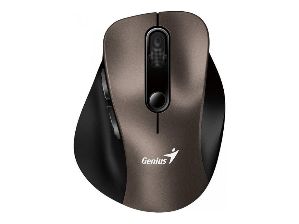 Genius Ergo 9000S - Ergonomická/Optická/Pro praváky/2 400 DPI/USB+BT/Champagne Titanium (31030038402)