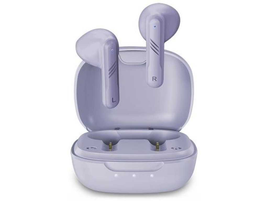 Genius HS-M905BT, Headset, bezdrátový, do uší, mikrofon, Bluetooth 5.3, USB-C, fialová (31710025401) (31710025401)