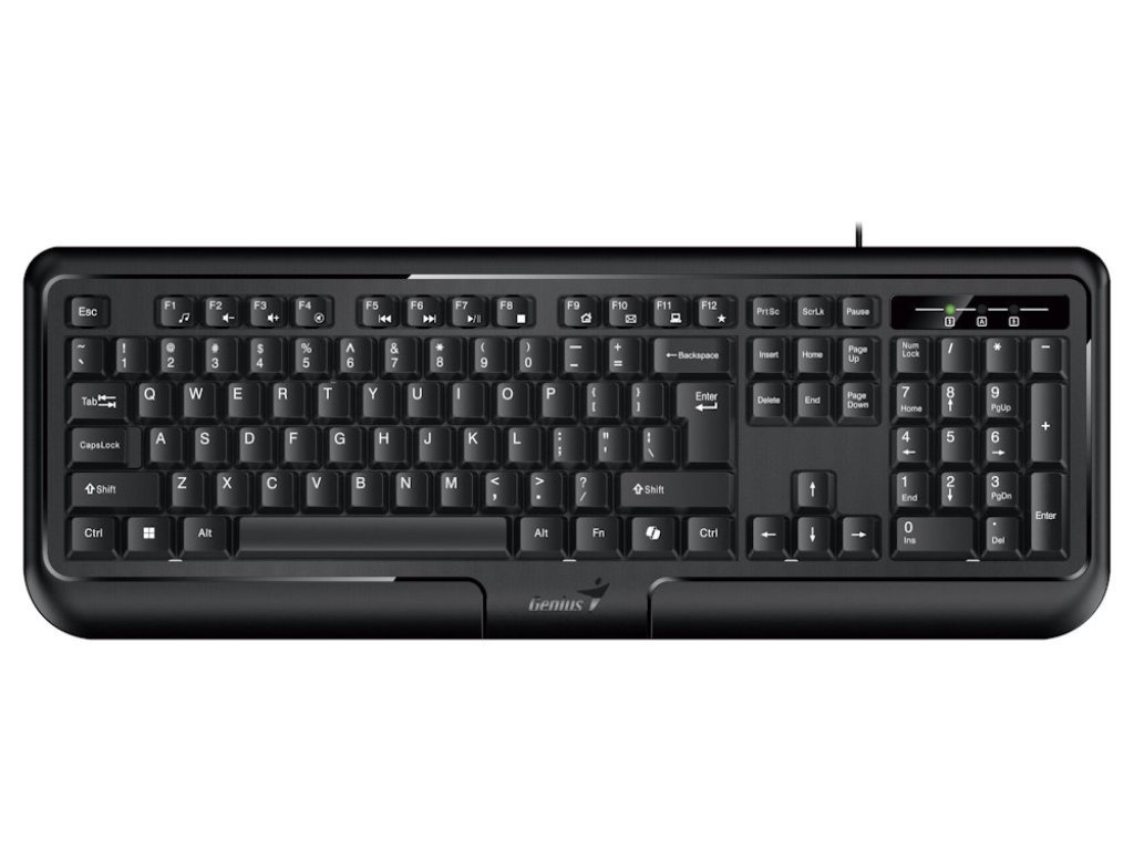 Genius KB-118 II - drátová, černá, CZ-SK (31310051411)