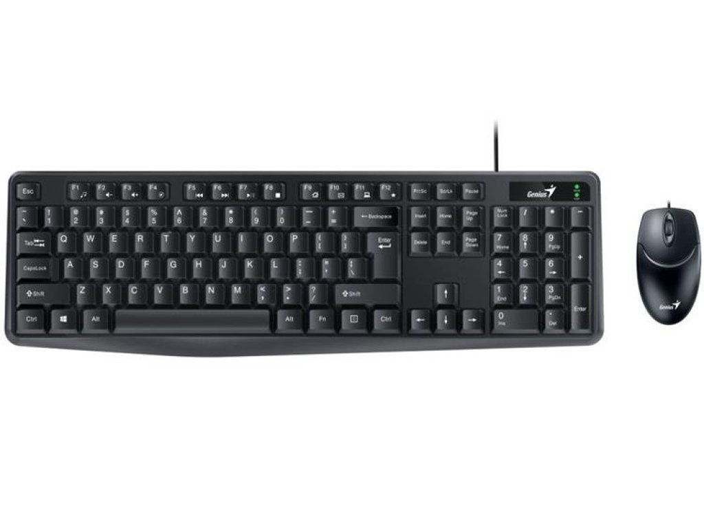 GENIUS KM-170 - set klávesnice s myší, USB, černá, CZ/SK (31330006404)