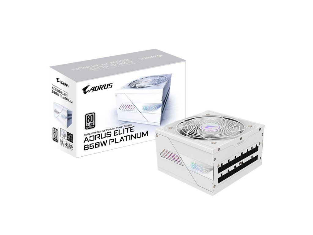 GIGABYTE 850W AORUS ELITE P850W ICE 80PLUS Platinum Retail (GP-AE850PM PG5 ICE)