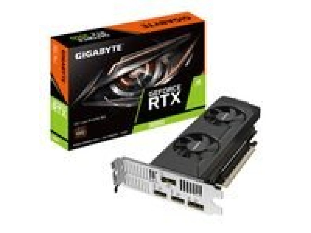 GIGABYTE GeForce RTX 3050 Low Profile OC 6GB, GDDR6 (GV-N3050OC-6GL)