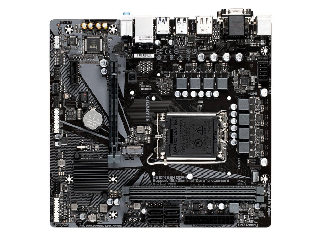 GIGABYTE H610M S2H DDR4 rev. 1.0