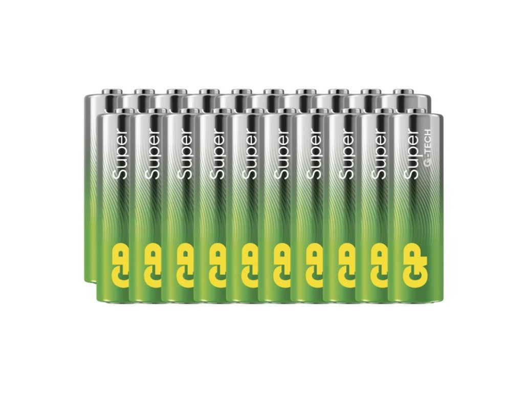 GP Alkalická baterie SUPER AA (LR6)- 20ks (1013222001)