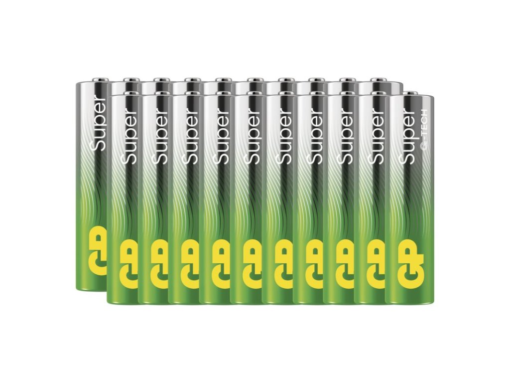 GP Alkalická baterie SUPER AAA (LR03)- 20ks (1013122001)