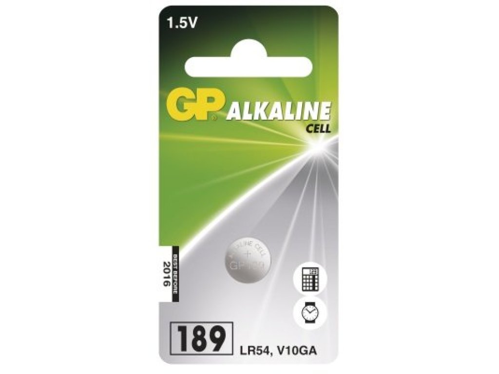 GP LR54 (GP189, 11.6 x 3.05 mm) - 1 ks (1041018911)