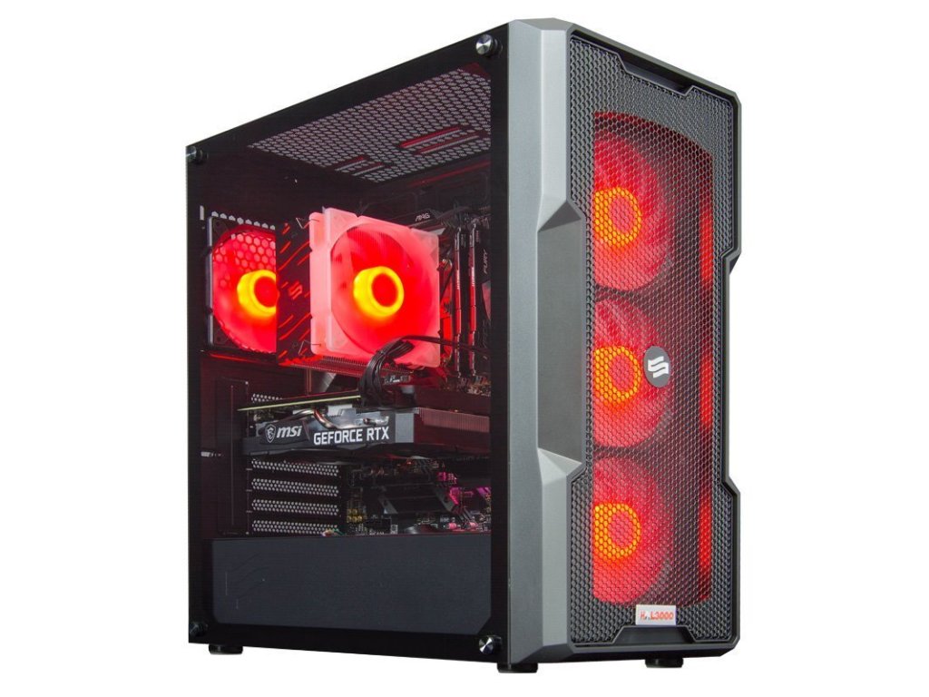 HAL3000 Alfa Gamer Pro 3060 - AMD Ryzen 5 5600X/ 16GB RAM/ 1TB PCIe SSD/ RTX 3060/ W10 (PCHS2477)