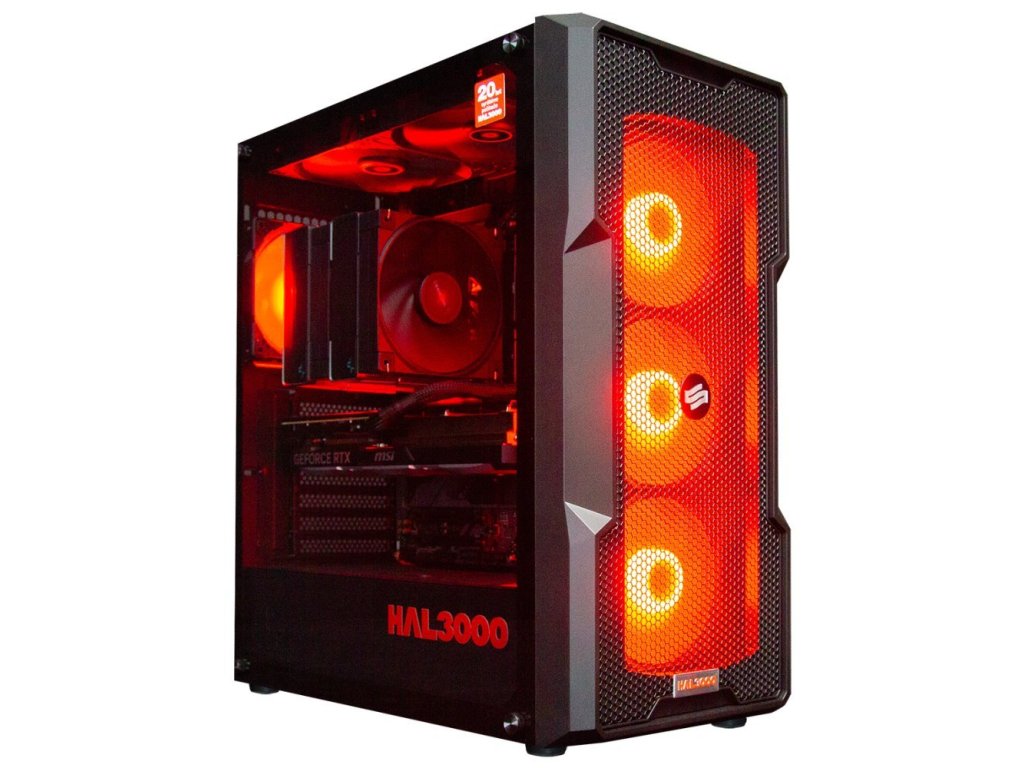 HAL3000 Alfa Gamer Ultimate / AMD Ryzen 9 7900/ 32GB DDR5/ RTX 4070 Ti/ 1TB PCIe4 SSD/ WiFi/ W11 (PCHS2673)