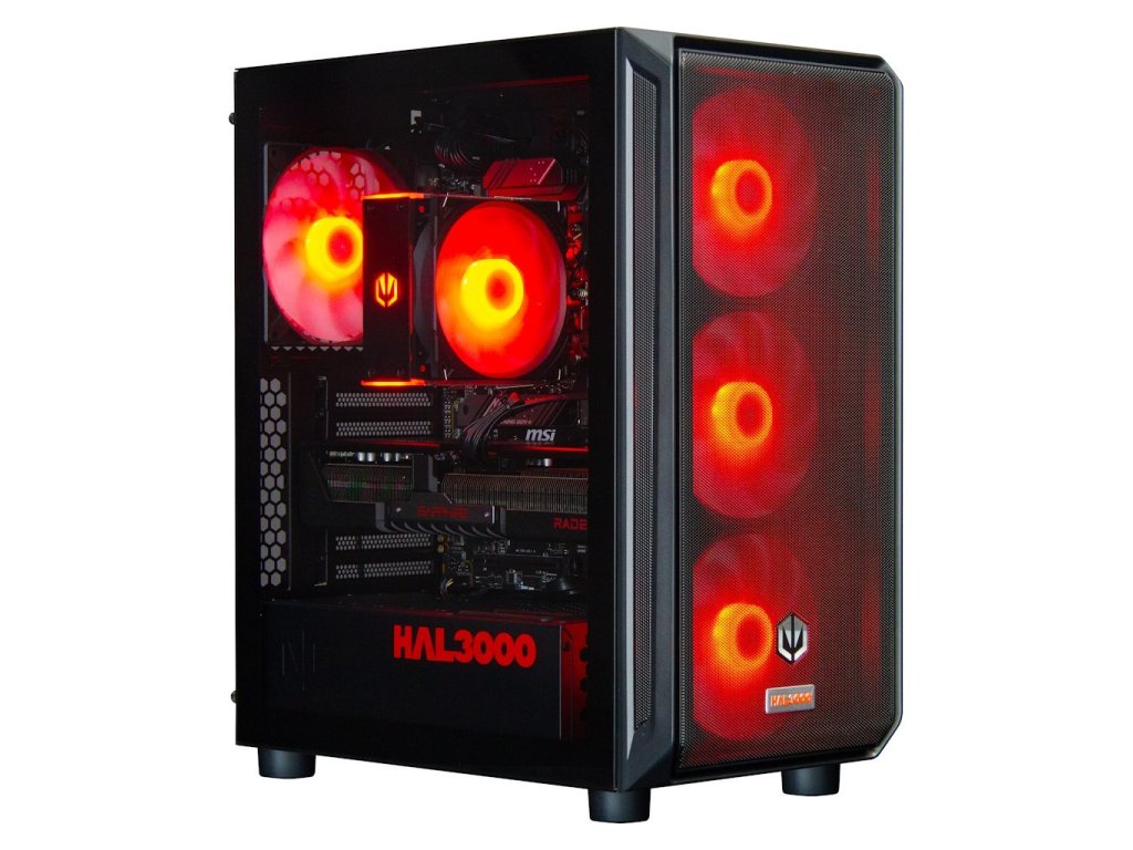 HAL3000 Alfa Gamer XT / AMD Ryzen 5 7600/ 32GB DDR5/ RX 9070 XT/ 2TB PCIe4 SSD/ WiFi/ W11 (PCHS2870)