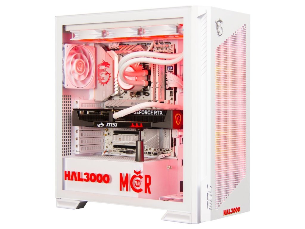 HAL3000 MCR Finale Elite White / AMD Ryzen 7 9800X3D/ 64GB DDR5/ RTX 5070 Ti/ 2TB PCIe SSD/ WiFi/ W11 (PCHS2732)
