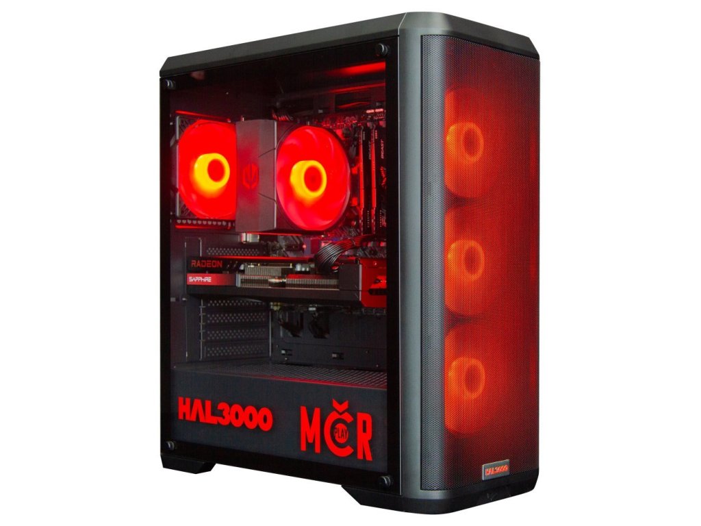 HAL3000 MCR Finale Pro 7700 XT / AMD Ryzen 5 5600/ 16GB DDR/ RX 7700 XT/ 1TB PCIe SSD/ WiFi/ W11 (PCHS2631)