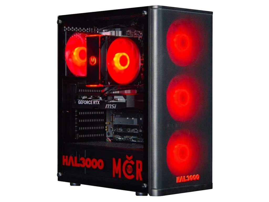 HAL3000 MCR Finale Pro / AMD Ryzen 5 7600/ 32GB DDR5/ RTX 5060 Ti/ 1TB PCIe SSD/ WiFi/ W11 (HS2733)