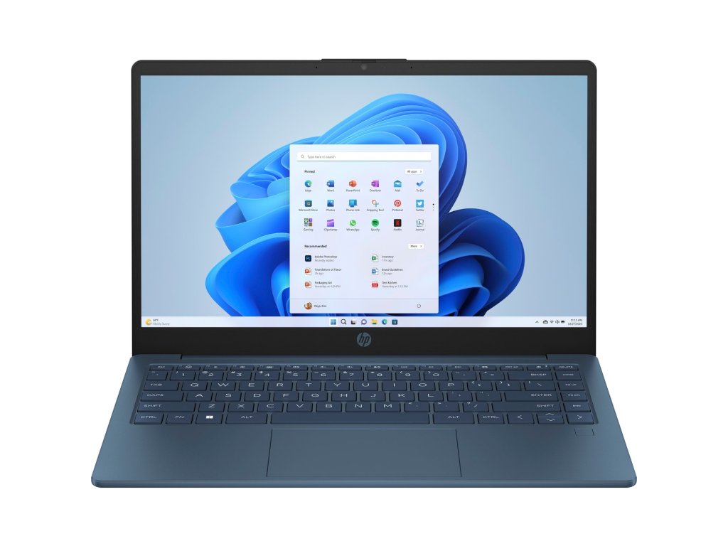 HP 14 ee0037nc - 14" 1920x1080 FHD, i7-1355U, 16GB RAM, 512SSD, Intel Iris Xe, W11 Home, modrý (A47N4EA#BCM)