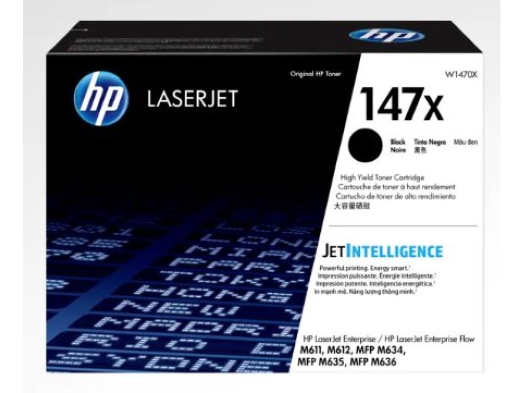 HP 147X Black LaserJet Toner Cartridge (W1470X)
