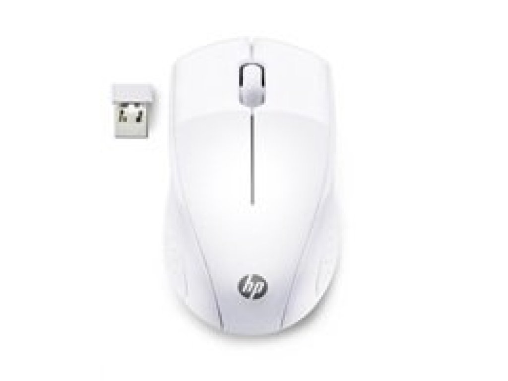 HP 220 - bezdrátová myš - bílá (7KX12AA#ABB)