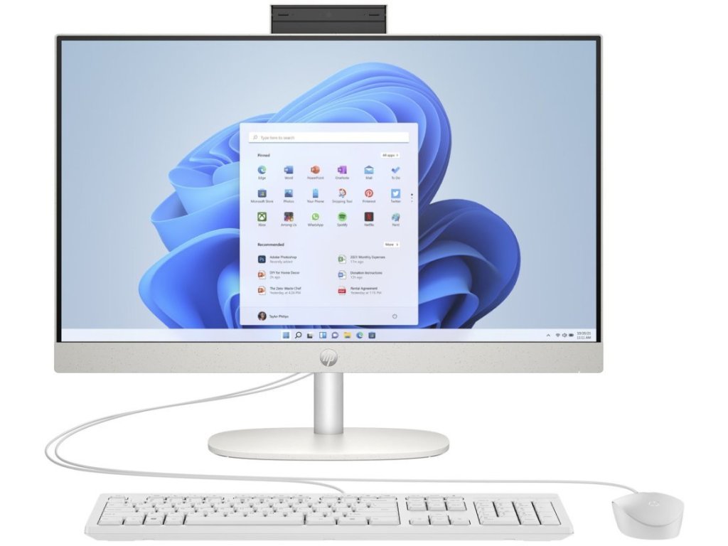 HP 24-cr0017nc - i5-1334U/ 16GB DDR4/ 1TB SSD/ Intel Iris Xe/ 24" FHD,touch/ W11H/ kbd+myš/ bílý (B9CS8EA#BCM)