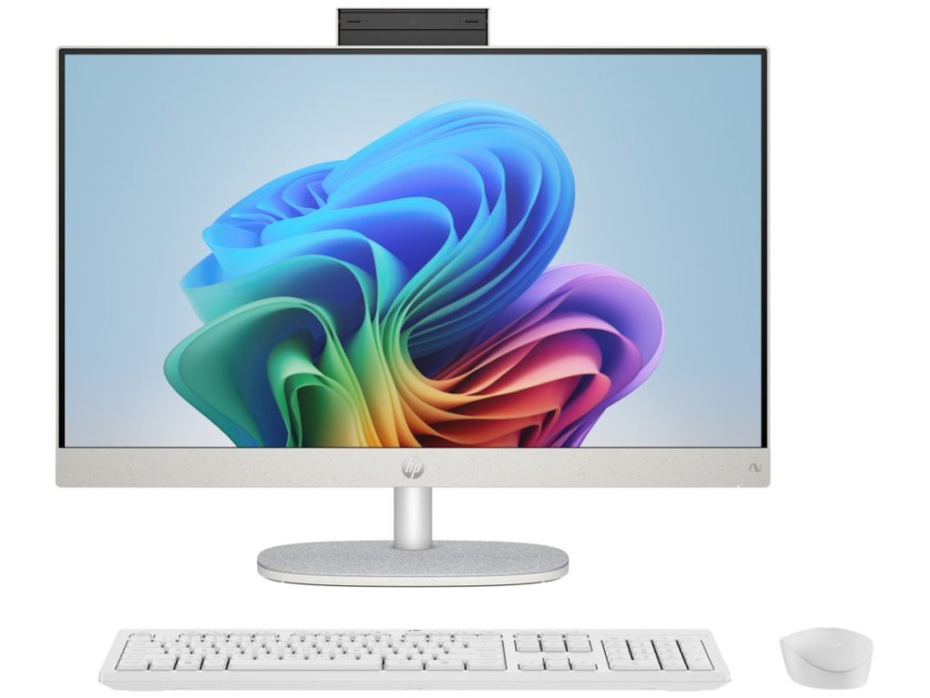 HP 24-ct2000nc 24" FHD,matný/ Ryzen AI 5 340/ 16GB DDR5/ 1TB SSD/ Radeon™ Graphics/ W11H/ kbd+myš/ bílý (BQ8T1EA#BCM)