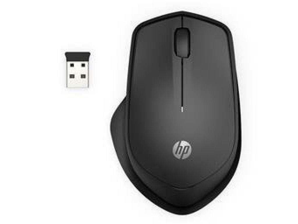 HP 285 Silent Wireless Mouse - Kancelářská/Optická/Pro praváky/1 200 DPI/Bezdrátová USB/Černá (6G4E6AA#ABB)