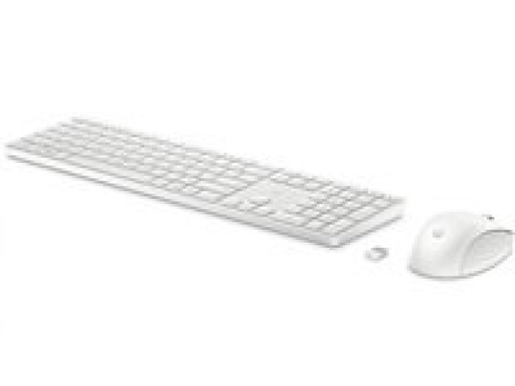 HP Bezdrátová klávesnice a myš HP 650 CZ/SK - bílá (4R016AA#BCM)