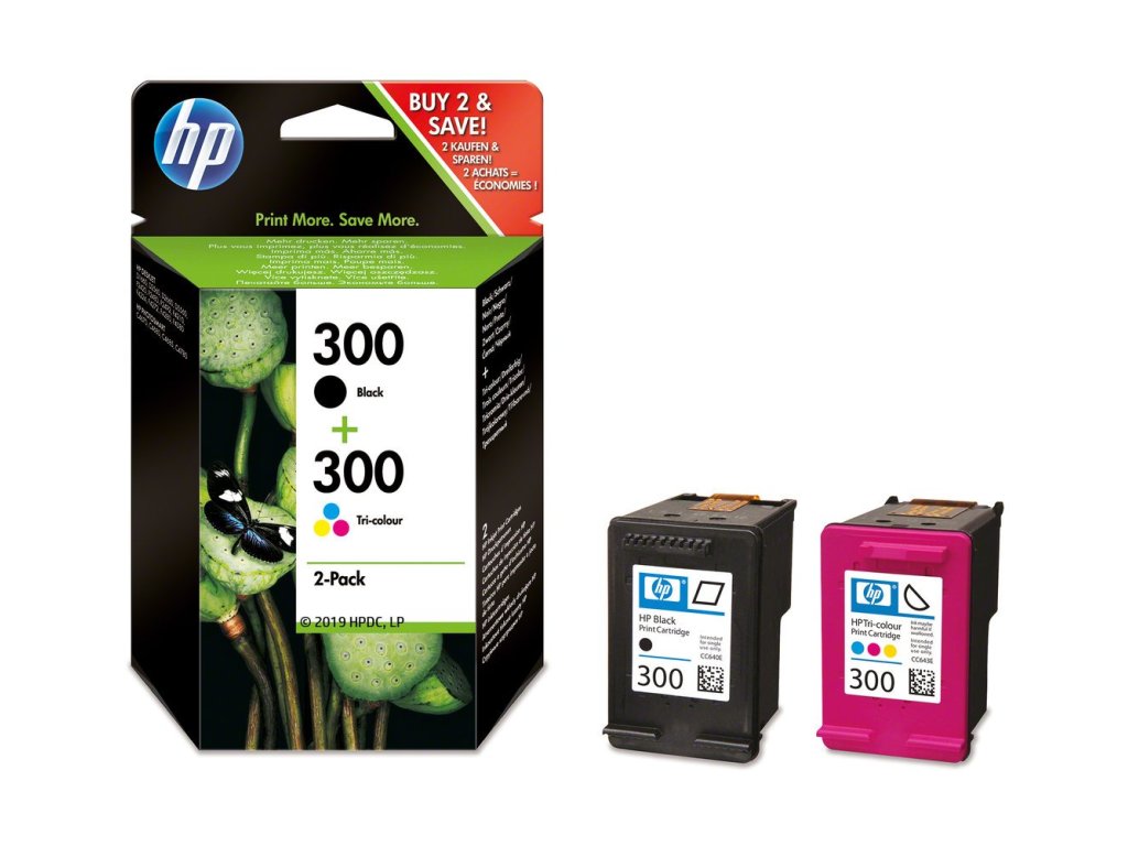 HP cartridge č. 300, CMYB (CN637EE)
