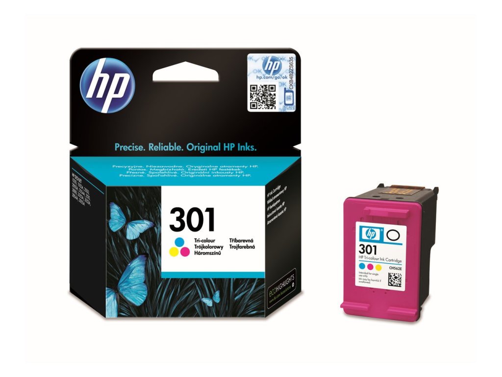 HP cartridge č. 301, CMY (CH562EE)