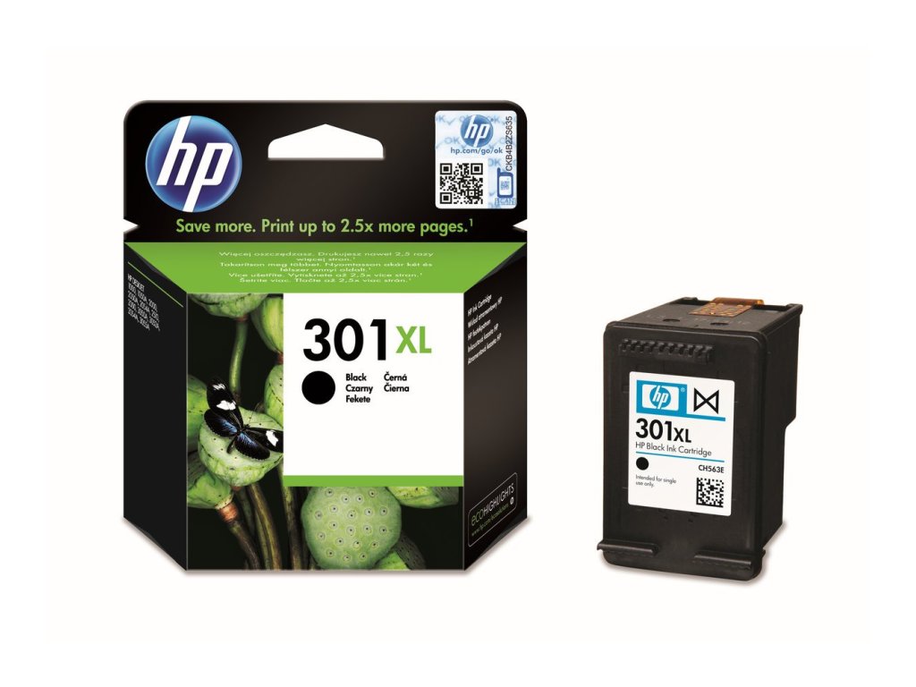 HP cartridge č. 301XL, black (CH563EE)