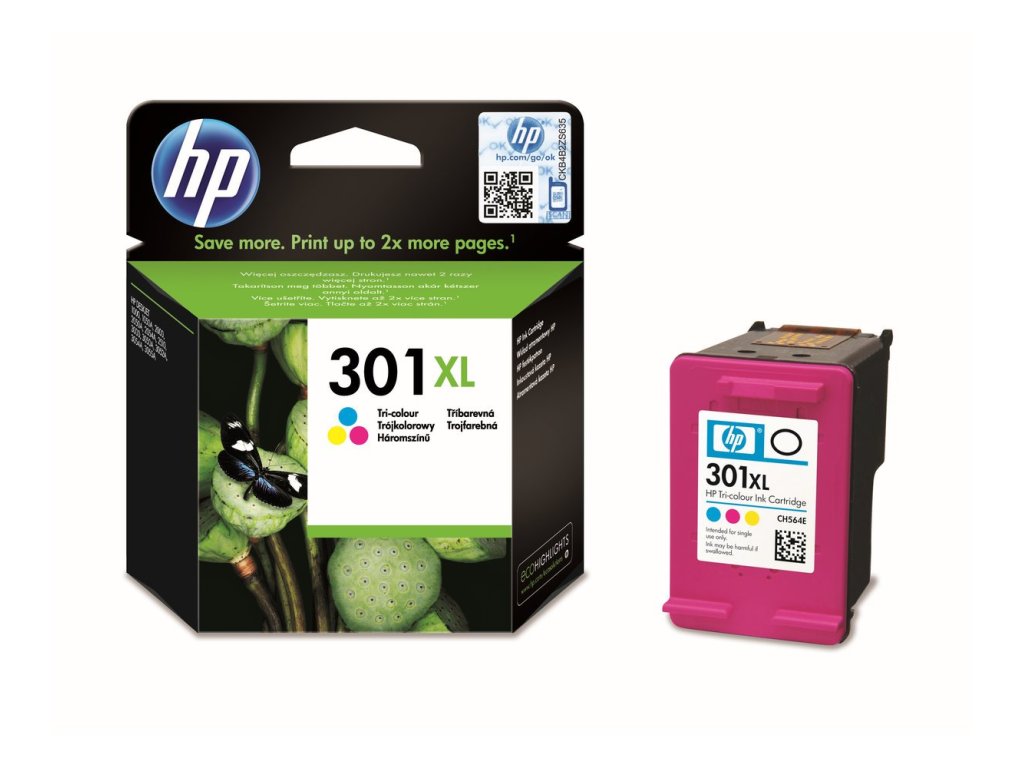 HP cartridge č. 301XL, CMY (CH564EE)