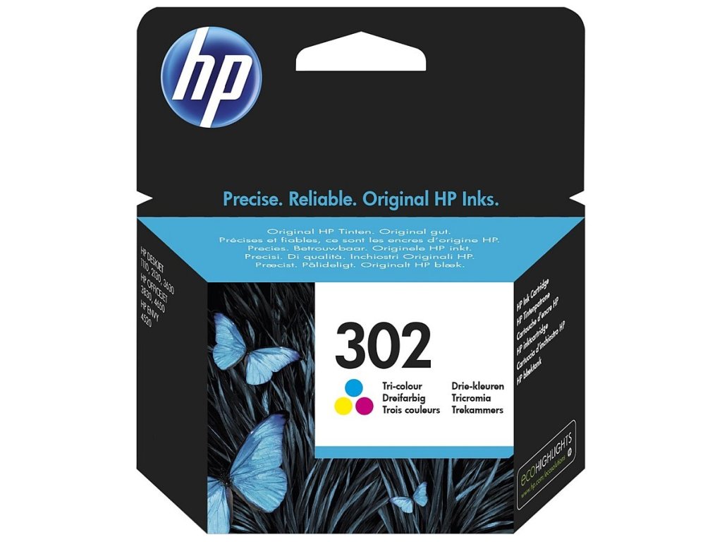 HP cartridge č. 302, CMY (F6U65AE)