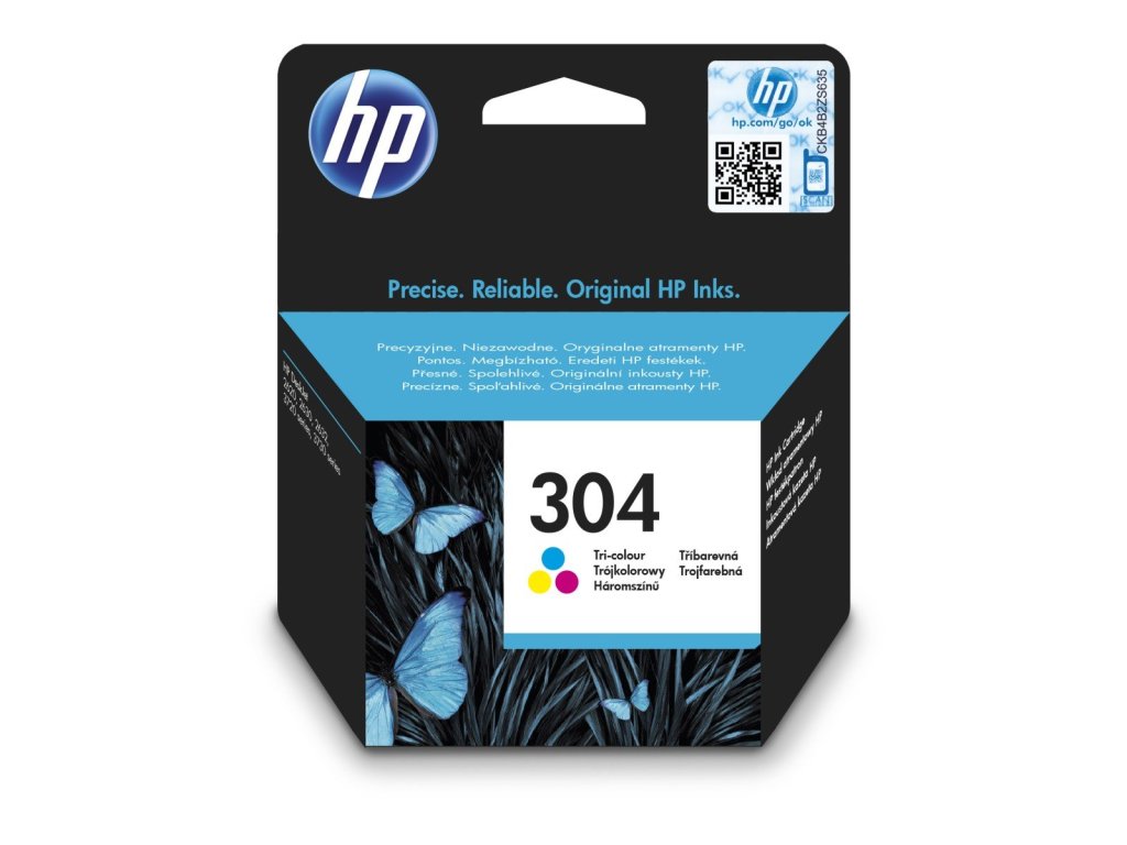 HP cartridge č. 304, CMY (N9K05AE)